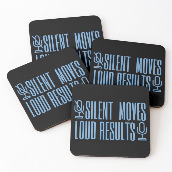 Item preview, Silent Moves Loud Results Mute/Unmute Design designed and sold by SweetAndSpice.