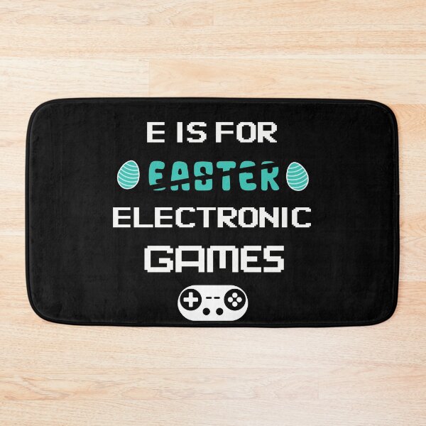 Item preview, E Is For Electronic Games - Funny Gaming Easter day designed and sold by NSTeeDesign.