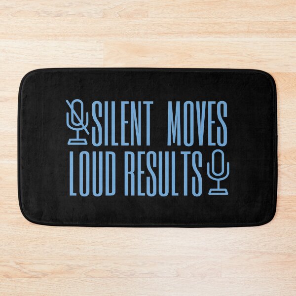 Item preview, Silent Moves Loud Results Mute/Unmute Design designed and sold by SweetAndSpice.