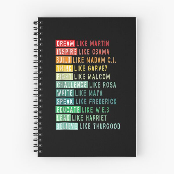 Item preview, Dream Like Martin Fight Like Malcolm Inspire Like Obama designed and sold by melisenda.