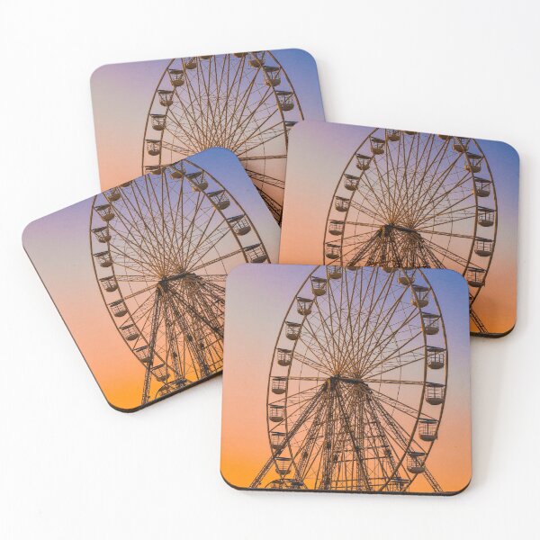 Item preview, Ferris wheel in sunset designed and sold by SzendeB.