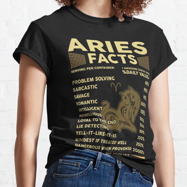 Item preview, Aries Facts Zodiac Sign Astrology Birthday Gift designed and sold by joykart.