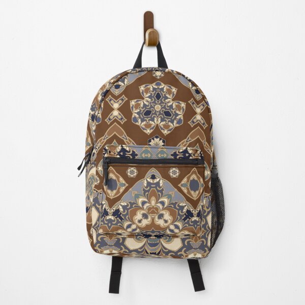 Item preview, Blue and brown ethnic pattern designed and sold by IrinaGuArt.
