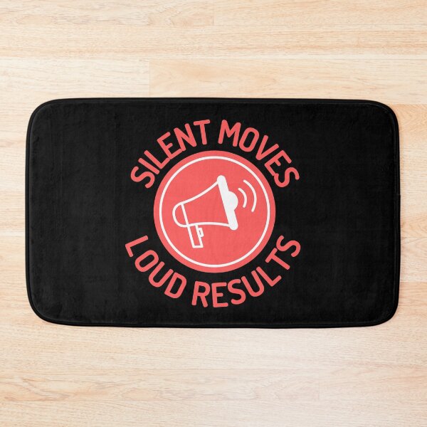 Item preview, Silent Moves Loud Results Red Design designed and sold by SweetAndSpice.