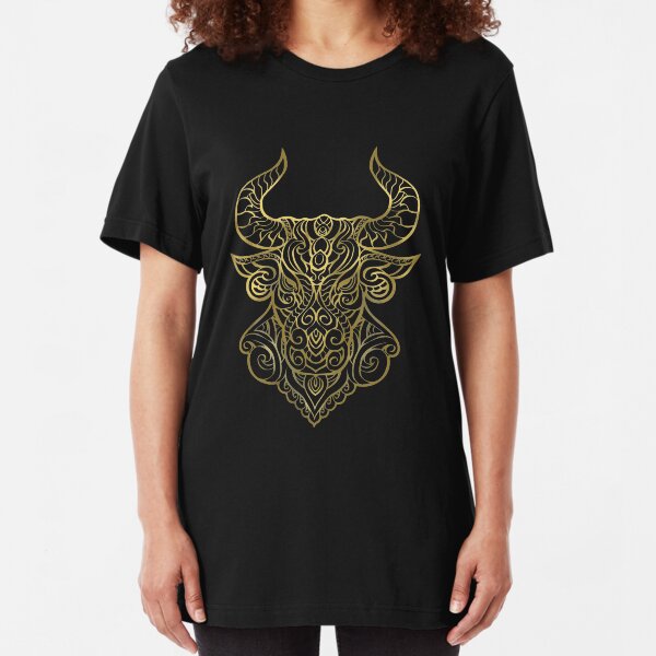 Zodiac Sign Taurus Slim Fit T-Shirt