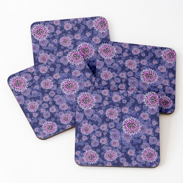 Item preview, Influenza virus (flu) (blue) designed and sold by vividbiology.