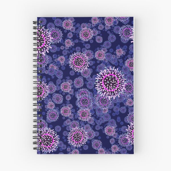 Item preview, Influenza virus (flu) (blue) designed and sold by vividbiology.