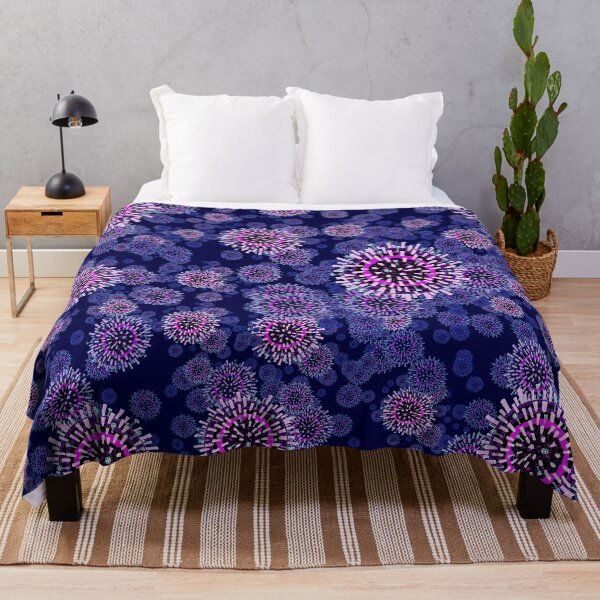 Item preview, Influenza virus (flu) (blue) designed and sold by vividbiology.