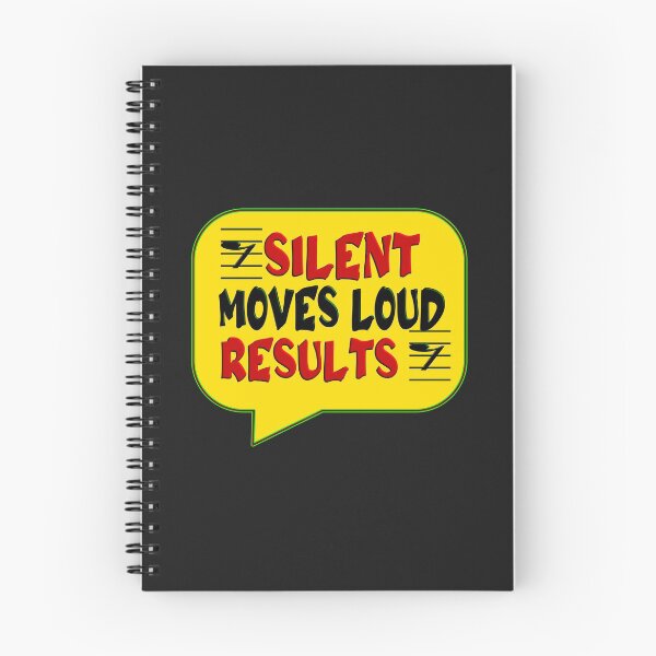 Item preview,  SILENT MOVES LOUD RESULTS - POSITIVE MOTIVATIONAL MESSAGE - COACHING designed and sold by Ralek.