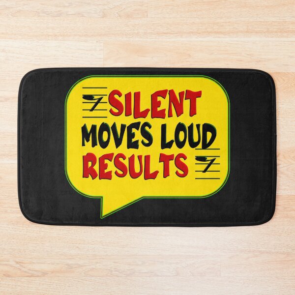 Item preview,  SILENT MOVES LOUD RESULTS - POSITIVE MOTIVATIONAL MESSAGE - COACHING designed and sold by Ralek.