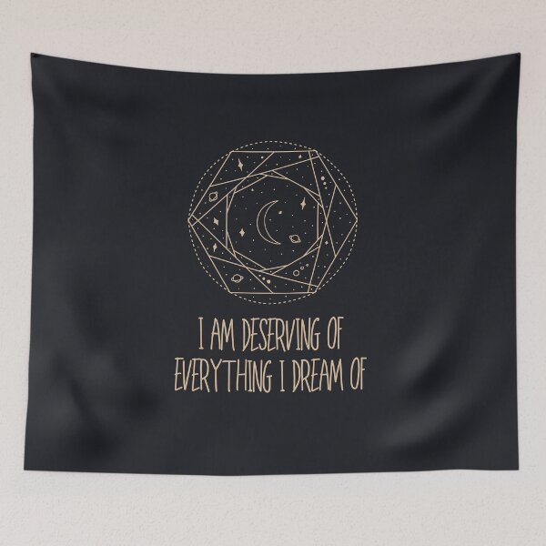 Item preview, I Am Deserving Of Everything I Dream Of! designed and sold by heyitsclara.