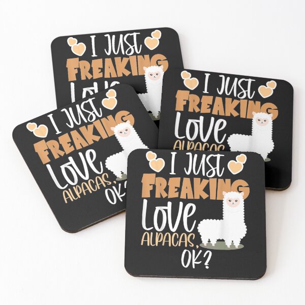 Item preview, I Just Freaking Love Alpacas Ok designed and sold by melisenda.