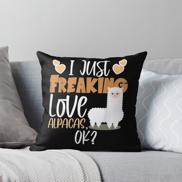 Item preview, I Just Freaking Love Alpacas Ok designed and sold by melisenda.