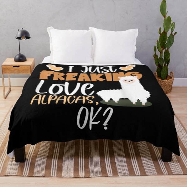 Item preview, I Just Freaking Love Alpacas Ok designed and sold by melisenda.