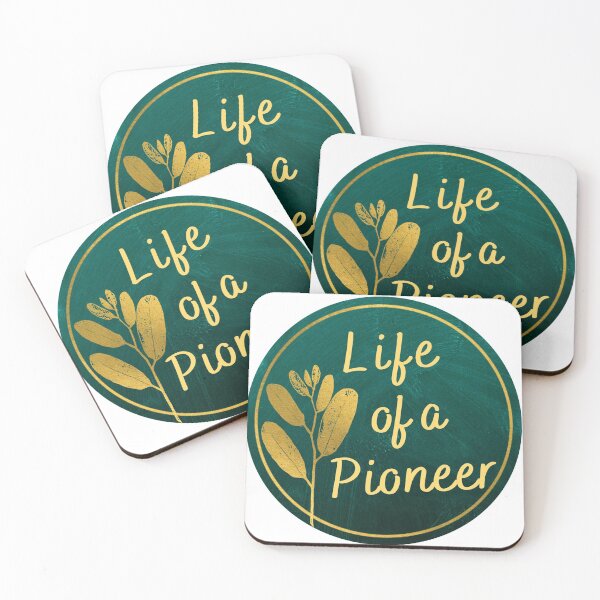 Item preview, Life of a Pioneer -Green and Gold with white background designed and sold by Yesido.