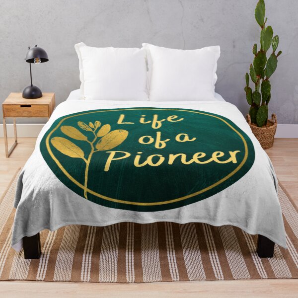 Item preview, Life of a Pioneer -Green and Gold with white background designed and sold by Yesido.