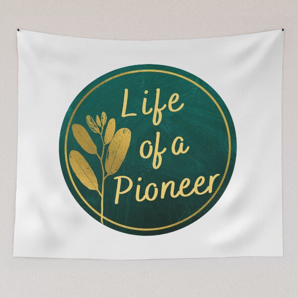 Item preview, Life of a Pioneer -Green and Gold with white background designed and sold by Yesido.