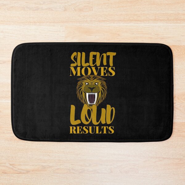 Item preview, Silent Moves Loud Results Brown Lion Design designed and sold by SweetAndSpice.