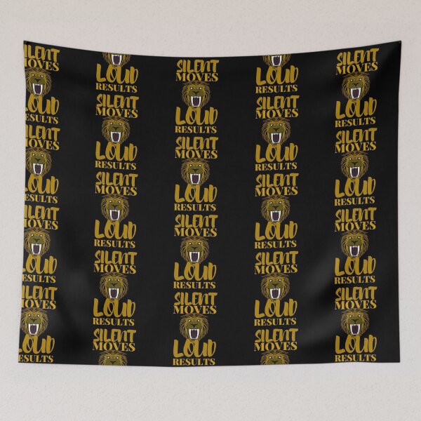 Item preview, Silent Moves Loud Results Brown Lion Design designed and sold by SweetAndSpice.