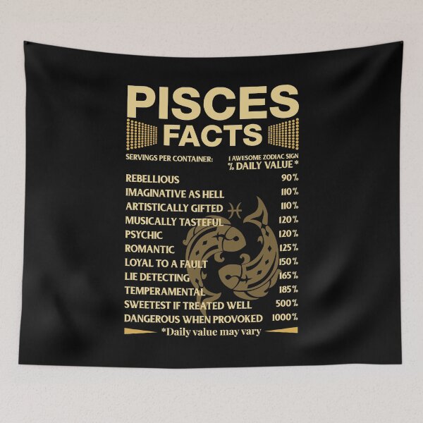 Item preview, Pisces Facts Zodiac Sign Astrology Birthday Gift designed and sold by joykart.