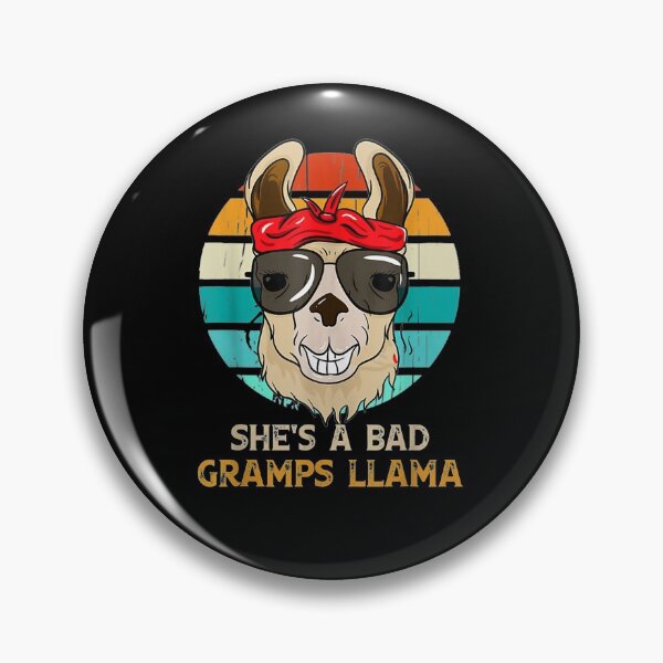 Item preview, Funny She's A Bad Gramps Llama Gramps Gift designed and sold by melisenda.