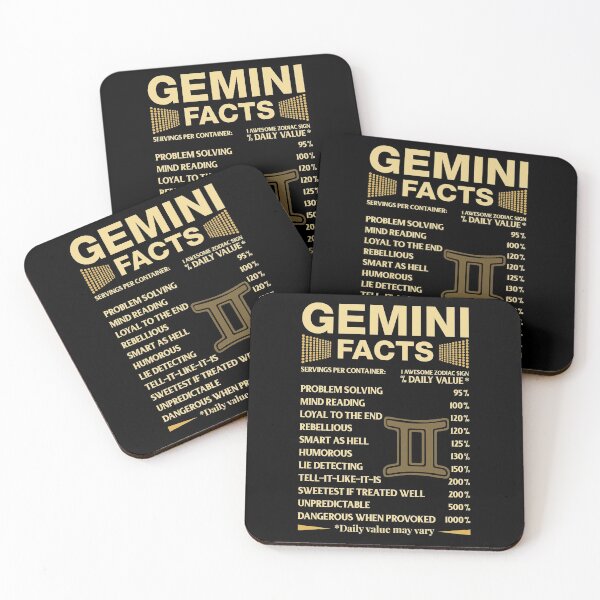 Item preview, Gemini Facts Zodiac Sign Astrology Birthday Gift designed and sold by joykart.