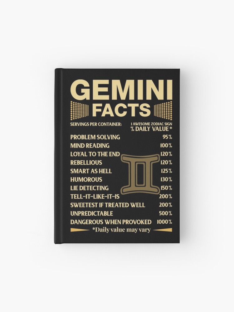 Gemini Facts Zodiac Sign Astrology Birthday Gift