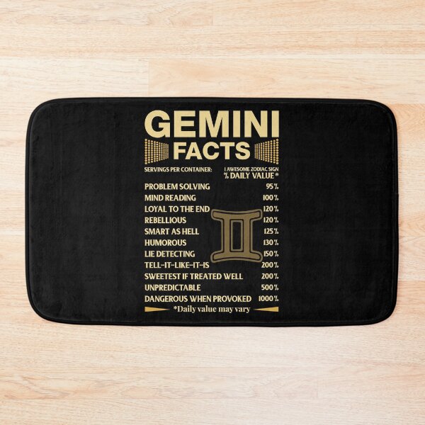 Item preview, Gemini Facts Zodiac Sign Astrology Birthday Gift designed and sold by joykart.