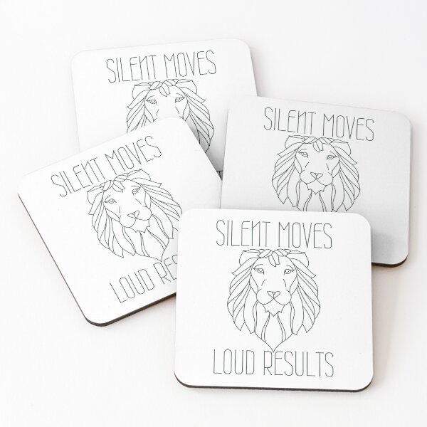 Item preview, Silent Moves Loud Results Black Lion Design designed and sold by SweetAndSpice.