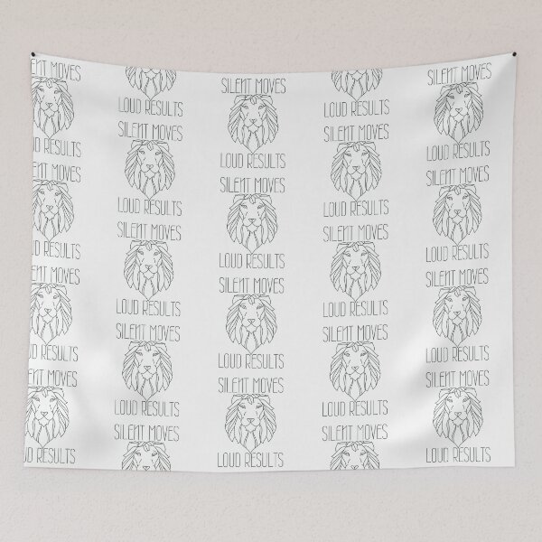Item preview, Silent Moves Loud Results Black Lion Design designed and sold by SweetAndSpice.