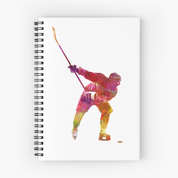 Item preview, Hockey man player 02 in watercolor designed and sold by paulrommer.