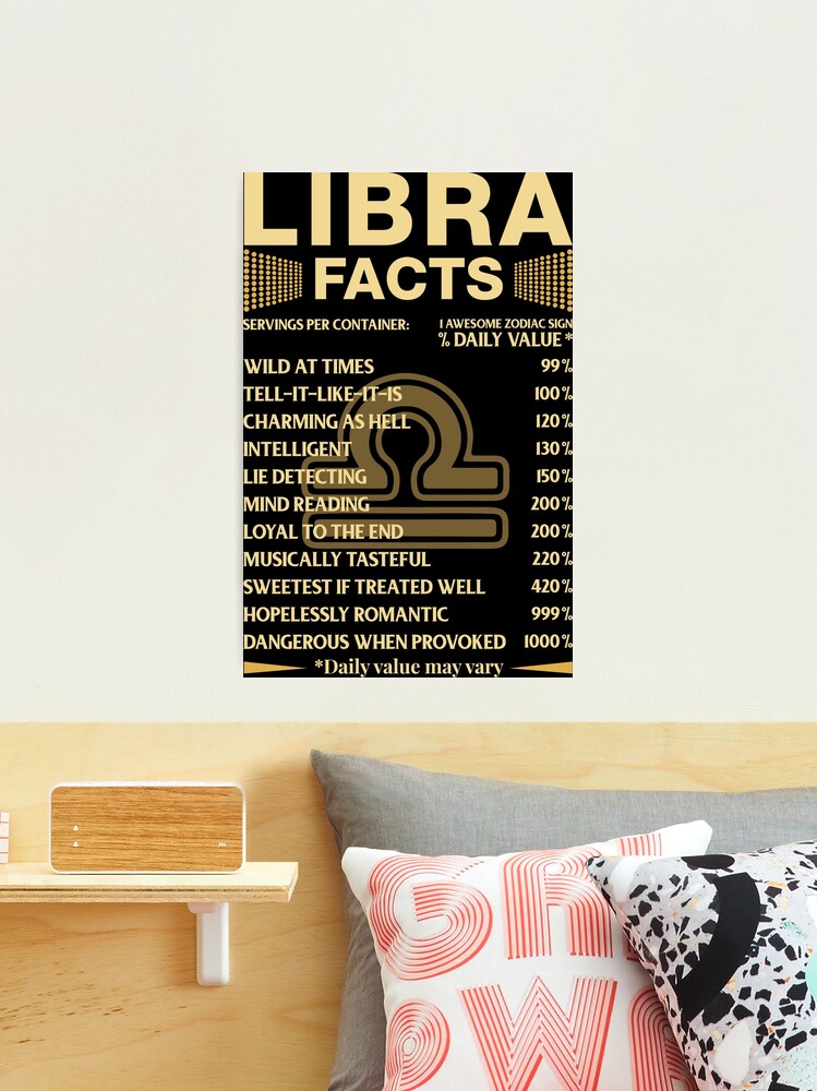 Libra Facts Zodiac Sign Astrology Birthday Gift