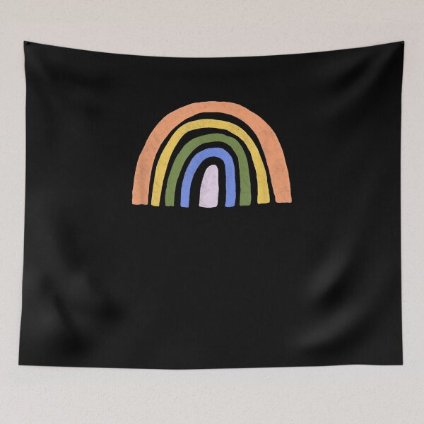 Item preview, Pastel Modern Rainbow Drawing designed and sold by melisenda.