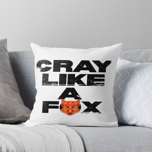 Item preview, Cray Like a Fox Quote  designed and sold by Peachy-Draws.