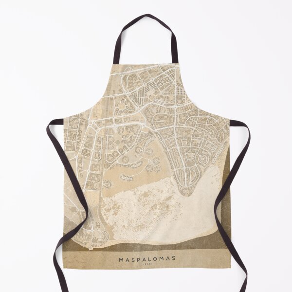 Item preview, Sepia vintage map of Maspalomas Canarias Spain designed and sold by blursbyai.