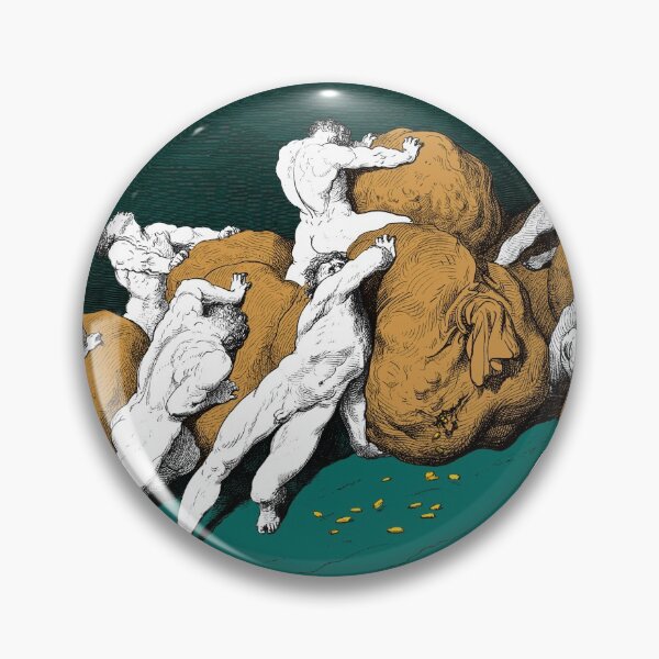 Item preview, Gustave Doré, "Sisyphe" - Vintage Engraving designed and sold by PortraitOfATime.
