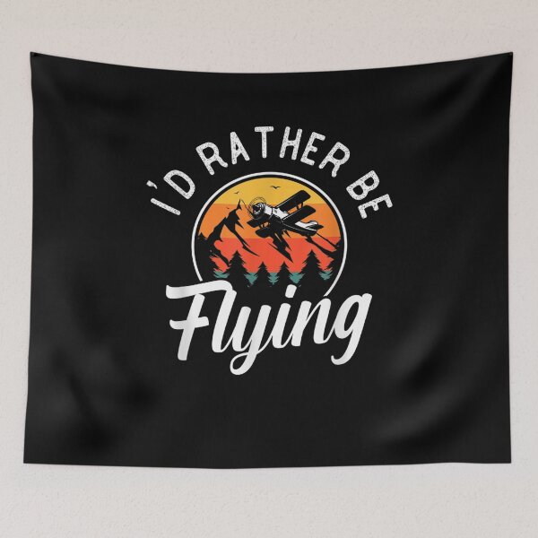 Item preview, I D Rather Be Flying For Aviation Airplane Pilot designed and sold by melisenda.