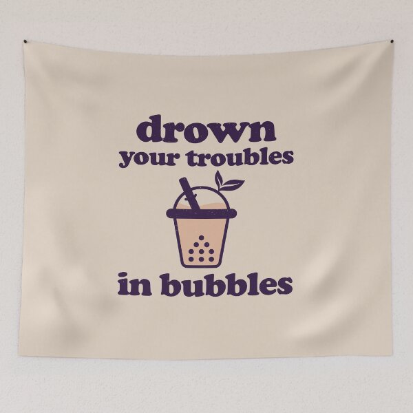 Item preview, Funny Bubble Boba Tea designed and sold by artworkbyrihen.