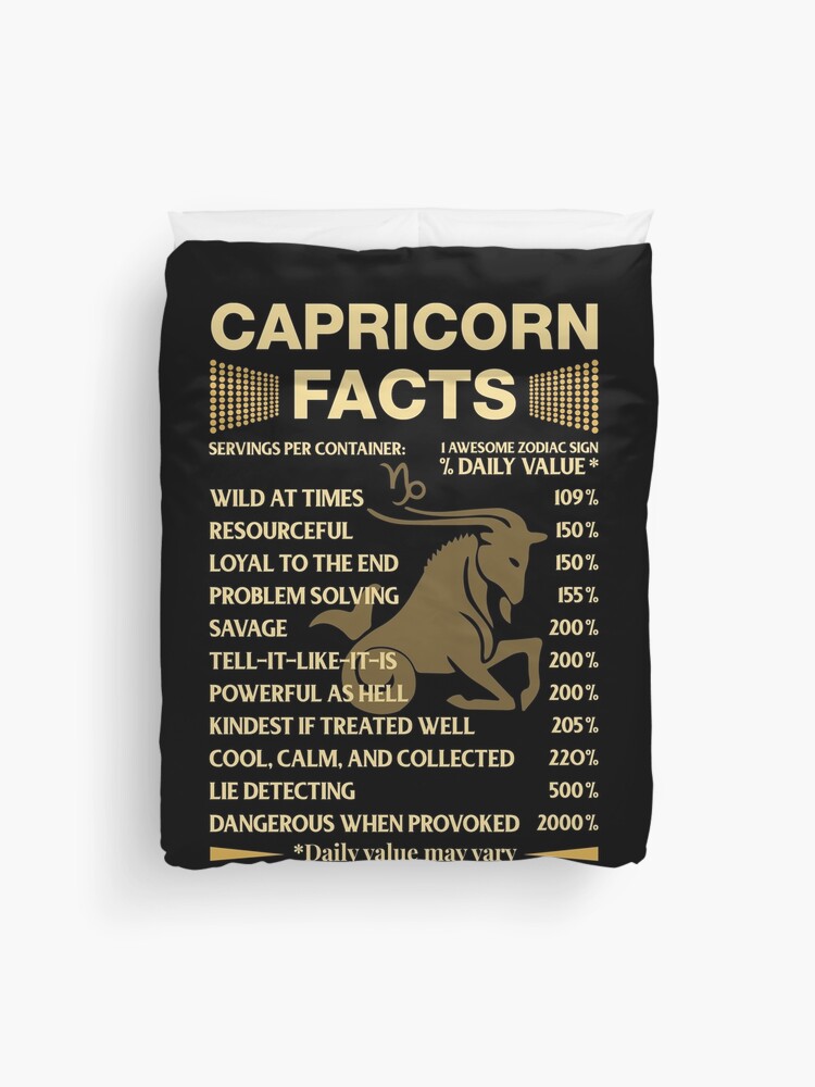 Capricorn Facts Zodiac Sign Astrology Birthday Gift