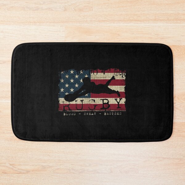 Item preview, Usa Flag Colors Rugby Blood Sweat Bruises Player designed and sold by nauglesamatha.