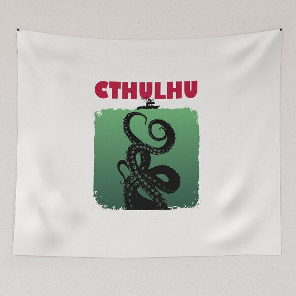 Item preview, Cthulhu Shark Movie Mashup - Lovecraft Horror - Cthulhu Horror designed and sold by jacob-jendrey.