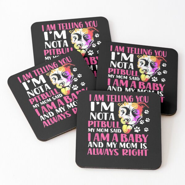 Item preview, I Am Telling You 'm Not A Pitbull My Mom Said Pet Dog Lover designed and sold by melisenda.