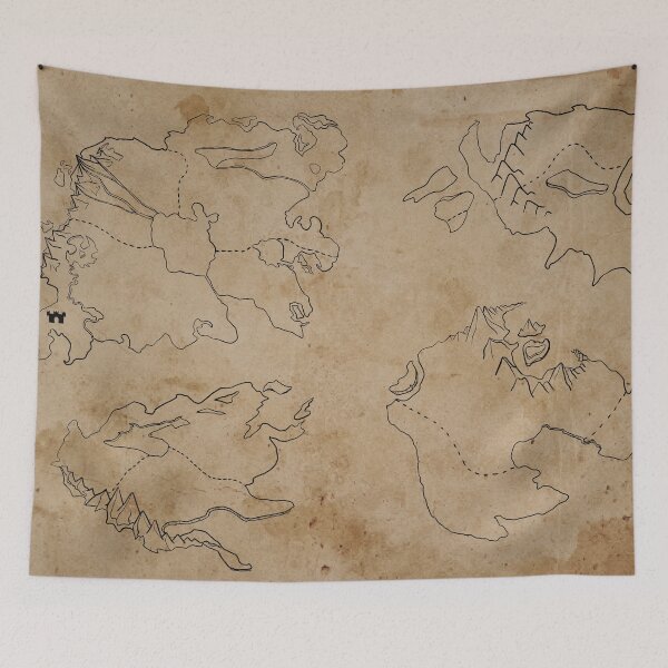 Item preview, Fantasy Map Print designed and sold by taekat.