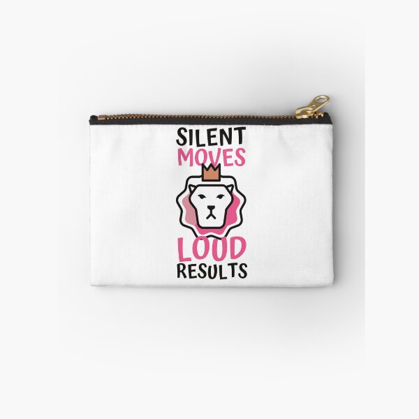 Item preview, Silent Moves Loud Results Pink Lion Design designed and sold by SweetAndSpice.