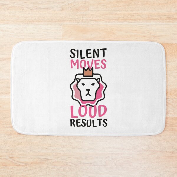 Item preview, Silent Moves Loud Results Pink Lion Design designed and sold by SweetAndSpice.