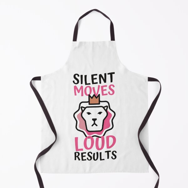 Item preview, Silent Moves Loud Results Pink Lion Design designed and sold by SweetAndSpice.