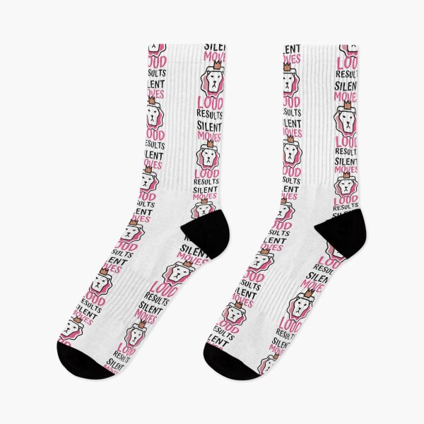 Item preview, Silent Moves Loud Results Pink Lion Design designed and sold by SweetAndSpice.