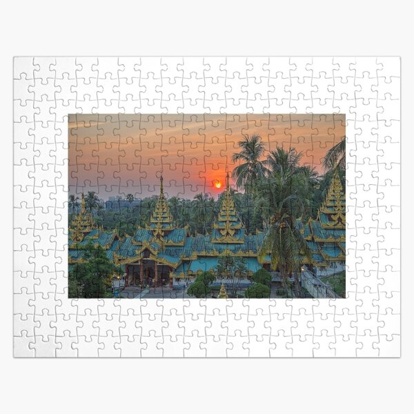 Ｐｒｅｍｉｕｍ Ｌｉｎｅ Sule Pagoda Yangon Myanmar Jigsaw Puzzle 1000 Piece Travel  Souvenir Wooden