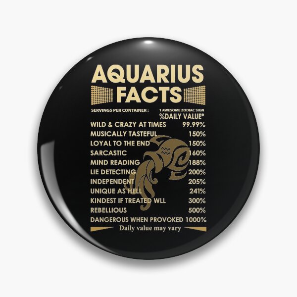 Item preview, Aquarius Facts Zodiac Sign Astrology Birthday Gift designed and sold by joykart.