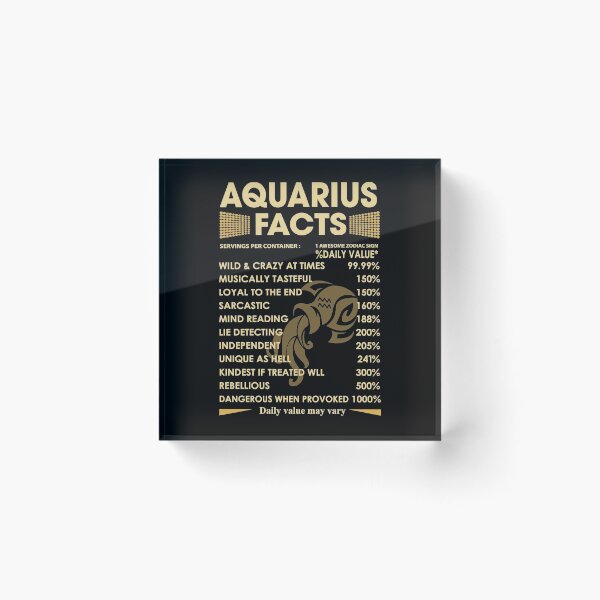 Item preview, Aquarius Facts Zodiac Sign Astrology Birthday Gift designed and sold by joykart.